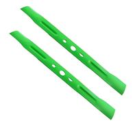 Lot de 2 lames de rechange AC04029 de 50,8 cm compatibles avec les tondeuses sans fil sans balais RYOBI 40 V PBLLM05, RY401170/RY401017, RY401180/RY401018, demi-lune et trou central carré, lot de 2