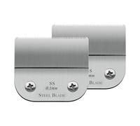 Lot de 2 lames de rechange amovibles, compatibles avec les tondeuses Oster Classic 76/Star-Teq/Power-Teq/A5 Andis, longueur de coupe 0,1 mm, modèle #64160