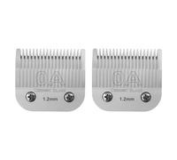 Lot de 2 lames de rechange amovibles en céramique 0A, longueur de coupe 1,9 cm, compatibles avec les tondeuses Andis/oster Classic 76/Star-Teq/Power-Teq/A5