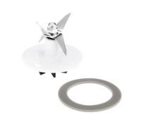 Lot De 2 Lames De Rechange Avec Joint En Caoutchouc, Compatibles Avec Les Mixeurs Cuisinart Et Les Pièces De Cuisine Blanches.