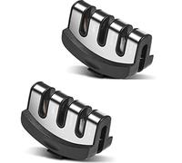 Lot de 2 lames de rechange pour aiguiseur de couteaux de cuisine 3 étapes