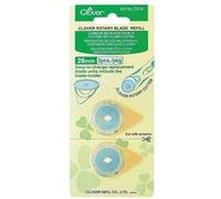 Lot de 2 Lames de Rechange pour Cutter Rotatif 28 mm - Clover : Précision et Longévité pour vos Découpes(...) - Gris Gris