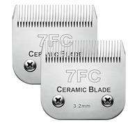 Lot de 2 lames de rechange pour toilettage de chien compatibles avec les tondeuses Andis, Oster et Wahl