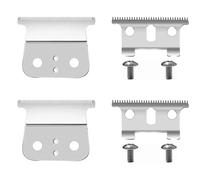 Lot de 2 lames de rechange T Outliner pour Andis T Outliner, G, GO, GTO, GTX, Headliner LS2, LS3, lames de tondeuse, déjà assemblées