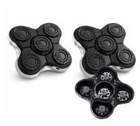 Lot de 2 lames de rechange XR7000/RX5 pour rasoir Remington Balder Pro | 5 lames rotatives à double voie, noir