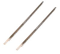 Lot de 2 lames de scie à archet pour arbres Vert humide 610 mm