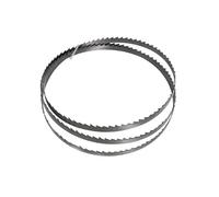 Lot de 2 lames de scie à ruban 56" 1425 mm 1425 x 10 x 0,5 mm TPI 6 en acier à ressort au carbone for scie à ruban for couper le bois, le métal et le plastique