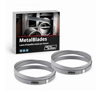 Lot de 2 lames de scie à ruban bimétalliques M42, dimensions 1140 x 13 x 0,65 mm, 14/18 TPI, compatibles avec Güde MBS 105 V, Parkside PMB 1100 B2 (la plus utilisée) - MetalBlades