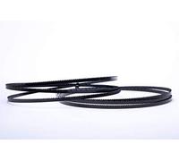 Lot de 2 lames de scie à ruban haute performance 1490 x 6 x 0,4 mm, 14 dents, en acier à outils, ruban de scie pour Scheppach Basa 1, etc. Pour le bois, le contreplaqué, l'aluminium, le plastique