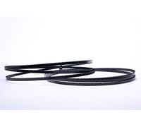 Lot de 2 lames de scie à ruban haute performance 1490 x 6 x 0,65 mm, 14 dents par pouce, en acier à outils, pour Scheppach Basa 1, etc. Convient pour bois, contreplaqué, aluminium, plastique, etc.