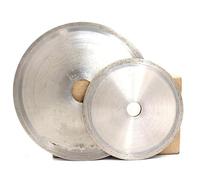 Lot de 2 lames de scie diamantées ultra-fines for une coupe précise du jade, des pierres précieuses, du cristal, de l'agate et du marbre (épaisseur: 0,5 à 1mm).(150x20x0.5mm)