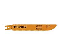 Lot de 2 Lames de scie sabre L150mm Bois, MDF, Plastiques, Epoxy, Tôles coupe avant-arrière et en plongée TIVOLY