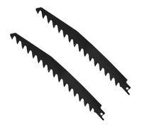 Lot de 2 lames de scie sabre, pour pierre, 225 mm, en métal dur, pour béton cellulaire, convient pour brique, béton, plaques de ciment, compatible avec Einhell, Bosch, etc