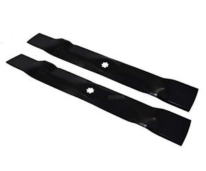 Lot de 2 lames de tondeuse 54,5 cm pour John Deere GX22151 D130 X110 X120 X125
