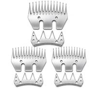 Lot de 2 lames de tondeuse à 13 dents compatibles avec Oster, Lister et Heiniger