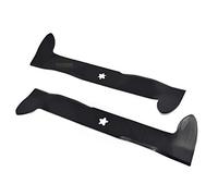 Lot de 2 lames de tracteur tondeuse 46 cm pour BERNARD BL 1336 1436 1536 RB RBA BH RBHA Electrolux Y1292RBB