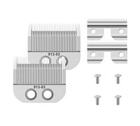 Lot de 2 lames fines réglables compatibles avec les tondeuses Oster Fast Feed 076023 et Salon Pro 076830