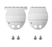 Lot de 2 lames larges en T et lames étroites compatibles avec les tondeuses Oster Finisher Model 59 et T-Finisher (lame étroite + lame en T)