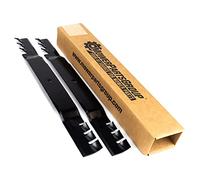 Lot de 2 lames mulching pour remplacer les lames Toro 106224703, 106874403, 110656803, ou 110185703