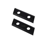 Lot de 2 lames réversibles compatibles avec les broyeurs de jardin GLORIA Milan G1, G2, G3, G4