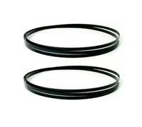 Lot de 2 lames scie à ruban en carbone 2240 mm, largeur 6,35/10/13, 6/14 TPI, for le travail du bois, for Metabo BAS 315/316/317/318(2240x6.35x0.35mm 6T)