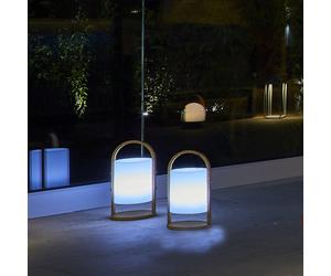 Lot de 2 lampes baladeuses sans fil bois woody