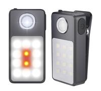 Lot de 2 lampes de course rechargeables USB-C, 3 niveaux de luminosité, mise à niveau 2 en 1, lampe de poche LED compacte IPX7 étanche pour la promenade du soir, le jogging, le travail, le camping