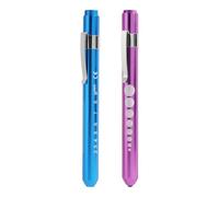 Lot De 2 Lampes De Diagnostic LED Réutilisables Avec Clip De Poche Pour - (rouge Et Bleu) Pour Des Examens Précis Et Pratiques，Léger Et Facile À Utiliser