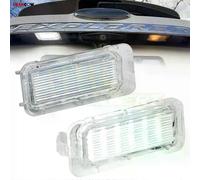 Lot de 2 lampes de plaque d'immatriculation pour Ford Escape, Fiesta, Fusion, Explorer, Focus 5D, Expedition,