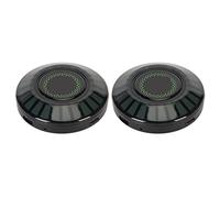 Lot de 2 lampes de rythme musicales rechargeables RVB - Contrôle par application - Lumières LED magnétiques colorées - Microphone intégré pour voiture, fête, scène