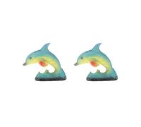 Lot de 2 lampes de table en forme d'animal - Lampe de lecture antique - Lampe de bureau pour salon et table de chevet