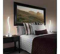 Lot de 2 lampes de table LED Wellen Wohn Schlaf Zimmer Lese Beleuchtungen Schalter Lampen