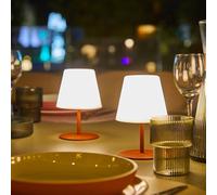 2 Lampes de table TWINS Terracotta H16cm G