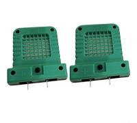 Lot de 2 lampes de travail LED réglables pour outil électrique 20 V 21 V, lampe d'inspection portable avec prise large, lanterne de camping compacte pour chantier et utilisation en extérieur (vert, 2