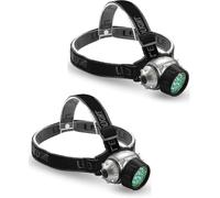 Lot De 2 Lampes Frontales Led Vertes Haute Intensité Pour Salle De Culture (19 Ampoules) - Ya01