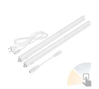ledscom.de Lot de 2 lampes LED sous châssis Rigel, 57,3cm chacune, température de couleur réglable, 17,6W, 830lm chacune