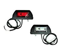 Lot de 2 lampes LED de recul pour camion, remorque, caravane, etc. 12-24 V
