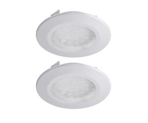 Lot de 2 lampes LED encastrées salle de travail éclairage intérieur spots muraux plafond titane Brilliant G00762/11