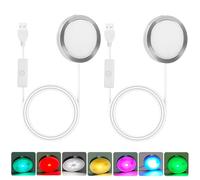 Lot de 2 lampes LED pour imprimante 3D - Accessoires pour imprimante 3D Bambu Lab A1/A1mini/P1S/P1P/X1C RGB - Kit d'éclairage créatif LED Baoblaze