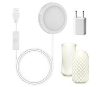 Lot de 2 lampes LED pour imprimante 3D : WIYETY Accessoires d'imprimante 3D créatifs DIY LED Kits avec adaptateur USB pour Lab A1/A1mini/P1S/P1P/X1C, lumière tricolore 3 W