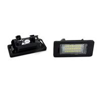 Lot de 2 lampes LED pour plaque d'immatriculation de voiture pour BMW Série 1 3 5 E82 E88 E90 E91 E92 E93 E39 E60 E61 X1 X3 X5 X6 Blanc