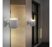 Lot De 2 Lampes Murales Extérieures IP54 UP Et Down Gris H 9,5 Cm
