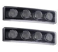 Lot de 2 lampes solaires LED blanches pour pare-soleil de toit pour Scania G P R T 12 V 24 V - Marquage E OEM - Remplace 1798980 1910438