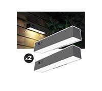 Lot de 2 lampes solaires EZIlight® Solar Wall S24