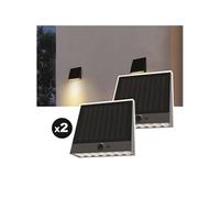 Lot de 2 lampes solaires Solar Wall S25