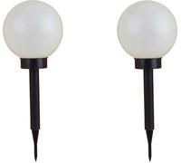 lot de 2 lampes sphériques solaires à LED Lampe sphérique lumineuse Lampe solaire Boule lumineuse