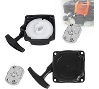 Lot de 2 Lanceur à Rappel avec Plaque de Cliquet pour Moteurs 33cc 43cc 47cc 49cc 50cc