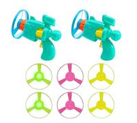Lot de 2 lanceurs de disques Volants pour Chat | Ensemble de lanceurs de disques Volants Lumineux | Jouet interactif à rapporter pour Chat | Soucoupes Volantes pour Chaton et Chien pour extérieur et