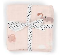 Lot de 2 langes Playground Rose (65x65 cm)