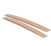 Lot de 2 lattes courbées en bois de hêtre - Rechange pour lattes - 6,7 x 86 x 0,8 cm